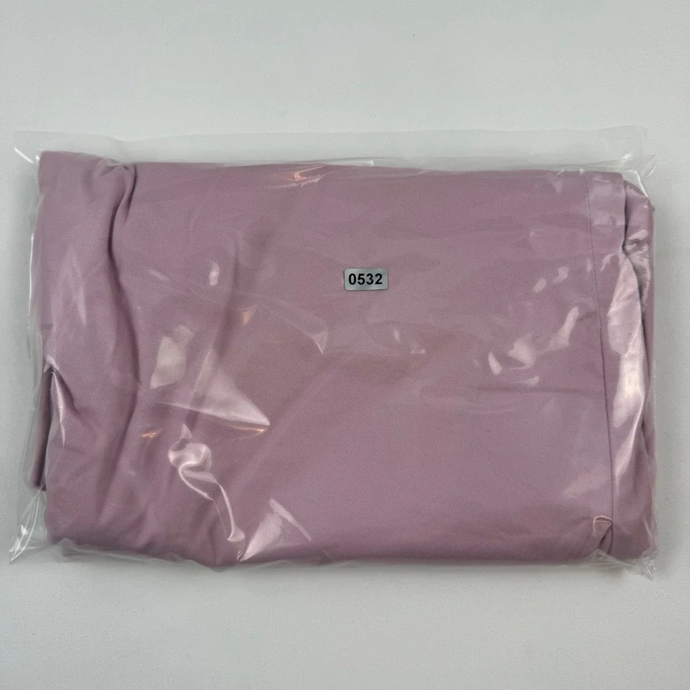 FootJoy Mens Golf Shorts W34 Light Purple Cotton Stretch Flat Front Performance